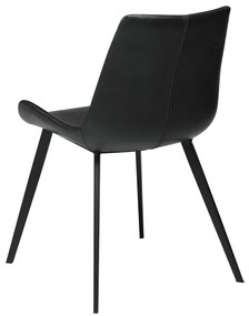 Черен трапезен стол от изкуствена кожа DAN-FORM Дания Hype - DAN-FORM Denmark