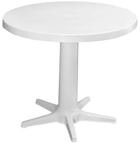 Градинска PVC маса Prima Rose ø75см бяла