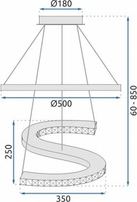 Пендед LED APP773-2CP