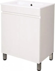 Долен шкаф за баня ICP 5981, Inter Ceramic, PVC, бял, с умивалник, 60.4x38x81.5см