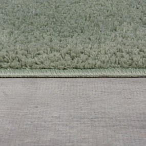 Зелен килим от рециклирани влакна подходящ за пране 200x290 cm Fluffy – Flair Rugs