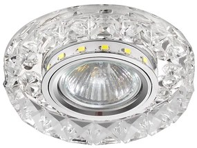 LUXERA 71074 - Вградено осветително тяло CRYSTALS 1xGU10/50W/230V + LED лента