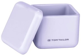 Лилав органайзер за баня за памучни тампони от полиресин Tom Tailor T-Rounded – Wenko