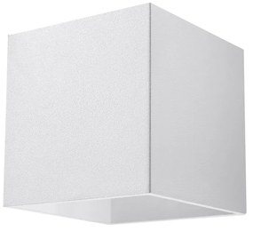 Бяла стенна лампа Geo - Sollux