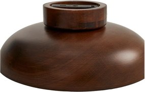 Кафяво осветително тяло за таван със стъклен абажур ø 24 cm Elsa – Opviq lights