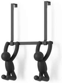 Черна пластмасова закачалка за врата 22 см Buddy - Umbra