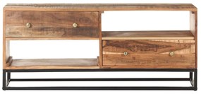 320914 vidaXL ТВ шкаф 120x30x50 см грубо акациево дърво