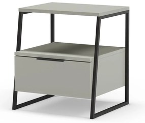 Зелено-сиво нощно шкафче Velia – Marckeric