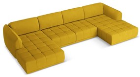 Жълт ъглов диван Hoku – Makamii