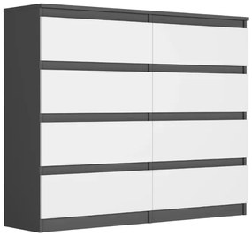 Комод с 8 чекмеджета R-120-S8 - различни цветови варианти artisan