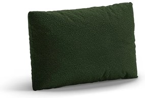 Зелена възглавница за диван от букле Poppy – Micadoni