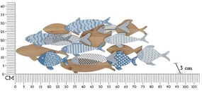 Метална декорация за стена 91x33,5 cm Fish – Mauro Ferretti