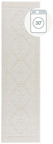 Кремава пътека от шенил подходяща за пране 60x240 cm Jaipur – Flair Rugs