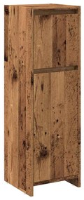 856061 vidaXL Шкаф за баня от старо дърво 30x30x95 cm Инженерна дървесина