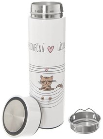 Бял термос 400 ml - Orion