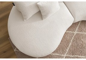 Диван от бял плат букле 260 cm Saint-Germain - Bobochic Paris