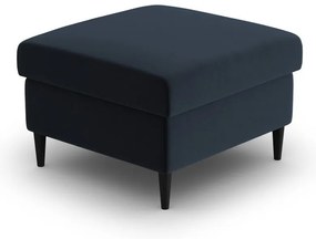 Тъмносиня кадифена табуретка Kyoto – Cosmopolitan Design