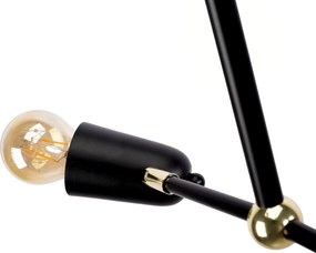 Лампа APP1708-4CP BLACK + GOLD
