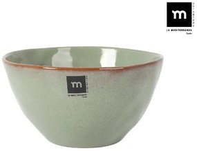 Дълбока купа LA MEDITERRANEA Macarella Green, 18x9 см, порцелан