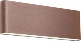 Redo 90453 - LED външно стенно осветително тяло KLIPPE LED/24W/230V 3000K IP54 кафяво