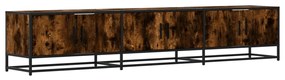 3300792 vidaXL ТB шкаф, опушен дъб, 210x35x41 см, инженерно дърво