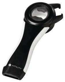 Vitility - Многофункционален отварач 5 в 1, черен