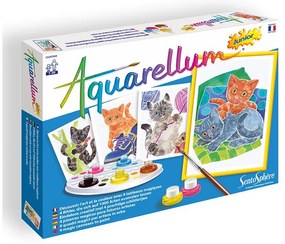 Sentosphere - Комплект за оцветяване Акварелиум котенца 6506