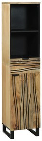 Sonata H шкаф за баня 38x33.5x160 см от масивно дърво манго