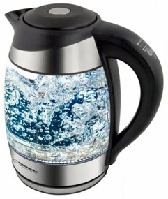 Чайник Esperanza EKK026  Черен Многоцветен Cтъкло полипропилен Пластмаса 2200 W 1,7 L