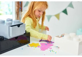 Сива кутия за бюро с чекмедже Brick - LEGO®