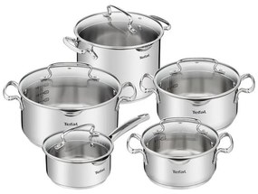 Комплект съдове 10 бр. от неръждаема стомана DUETTO+ G719SA55 – Tefal