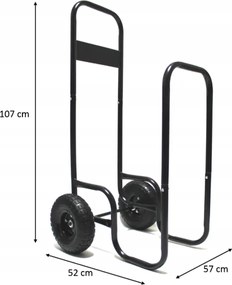 Транспортна количка за дърва за огрев