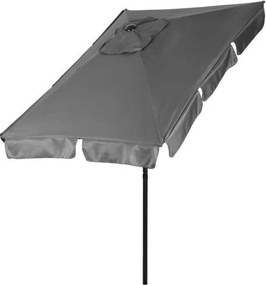 Елегантен градински чадър с регулируем наклон 200x130 cm
