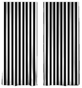 Черно-бели завеси в комплект от 2 броя 140x260 cm - Mila Home