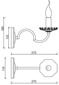 Аплик за стена Dorze