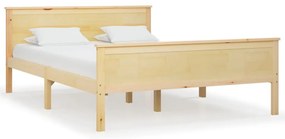 322177 vidaXL Рамка за легло, бор масив, 140х200 см