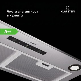 Klarstein Paolo 72 абсорбатор за вграждане 72 cm 520 m³/h LED Touch A++