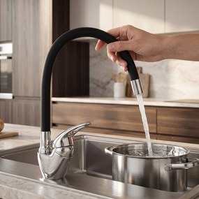 Смесител за кухня Calani LUPI black