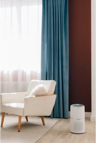 Пречиствател за въздух AENO AAP0004, За помещения до 35 м2, HEPA 13, UV лампа, Йонизатор, Тиха работа, Бял