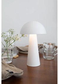 Бяла LED настолна лампа (височина 26,5 см) Fungi - Markslöjd