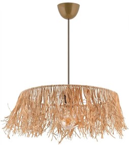Pендел на кабел MARISKA 1xE27/40W/230V рафия