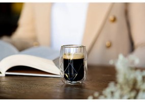 Чаши за еспресо с двойни дъна в комплект от 2 бр. 100 ml Geo – Vialli Design