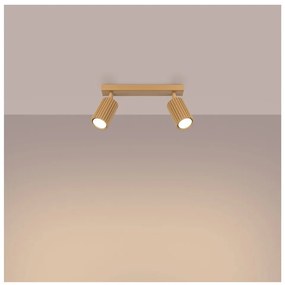 Прожектор в златист цвят 6,5x30 cm Gleam – Sollux