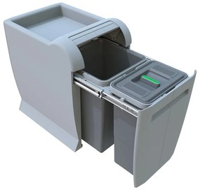 Пластмасов контейнер за сортирани отпадъци/вграден 20 л City - Elletipi