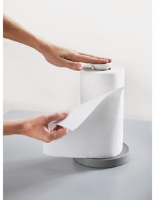 Сива пластмасова стойка за кухненска хартия ø 16 cm Duo – Joseph Joseph