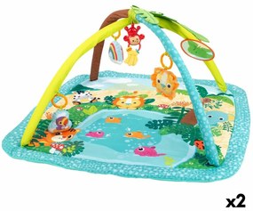 Подложка за игра Winfun джунгла Плат Пластмаса 95 x 42,5 x 95 cm (2 броя)