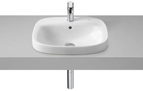 Умивалник за вграждане, A32799M000, Roca, в плот, порцелан, бял гланц, 50х41х16х5см