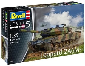 Модел за сглобяване, Revell, Leopard 2 A6M+, 249 части