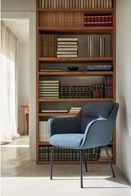 Тапициран трапезен стол с подлакътници в цвят горчица Sadira – Teulat