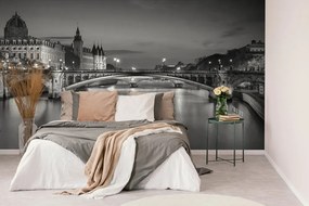 Фототапет – Ослепителна черно-бяла панорама на Париж